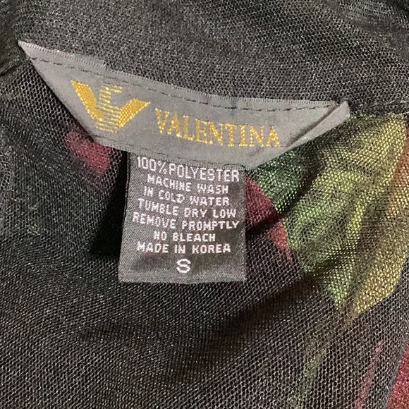 Valentina Rhinestone Embellished Sheer Zippered Blouse - Picture 6 of 6